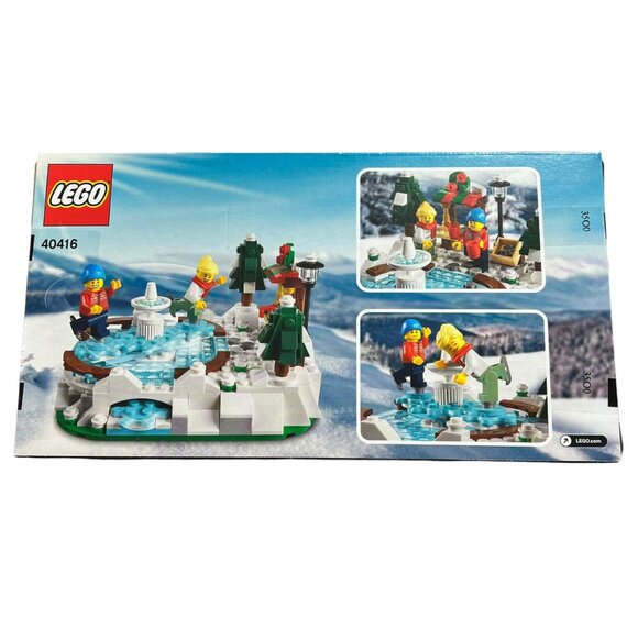 LEGO 40416 Ice Skating Rink Limited Edition Building Toy Set NIB NEW - Picture 4 of 4